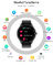 Smartwatch экрана стильного дозора женщин Q21 умного круглый для монитора тарифа сердца девушки совместимого для андроида и IOS